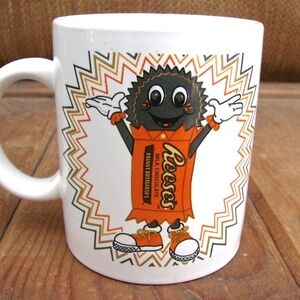 Reese’s Candy Mug Ceramic Candy Bar Character 1999 Hershey’s 12 oz